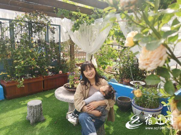 沭阳女教师的“花样”生活 把露台打造成 “米粒的花园” 沭阳女教师的“花样”生活 把露台打造成 “米粒的花园”