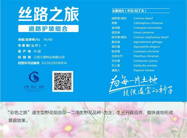 道路护坡野花组合_图片_种子价格 道路护坡野花组合_图片_种子价格