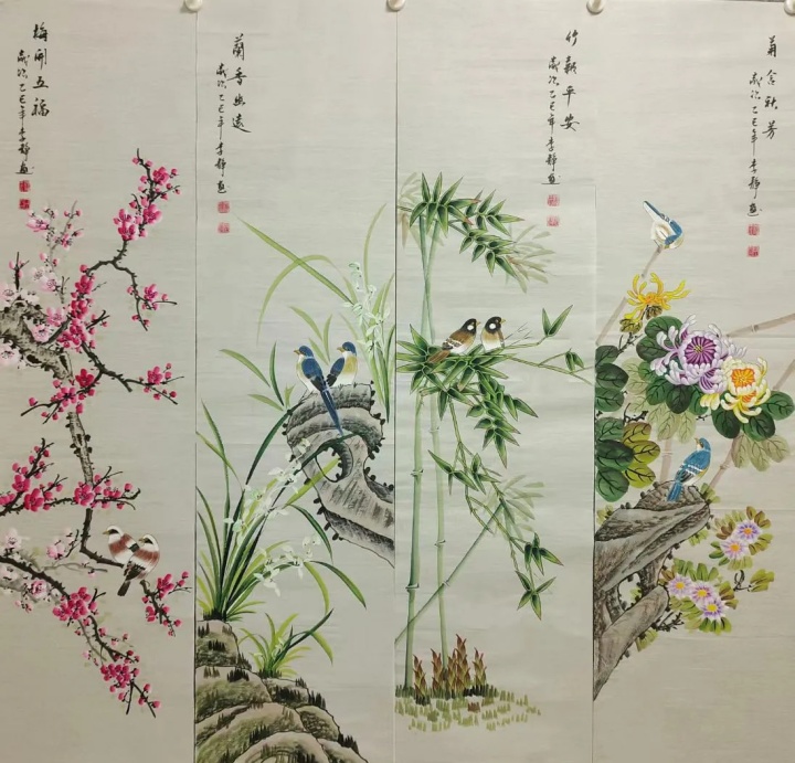 1770889978138928.jpg 花中四君子指的是哪四种花?
